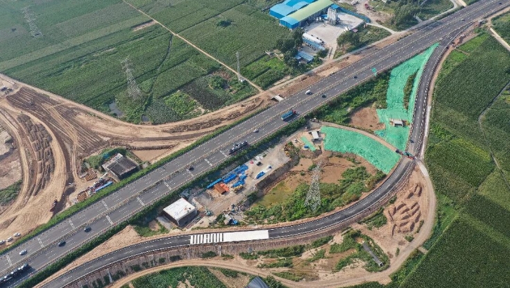 大广高速新增广平互通工程取得关键进展 主线导改完成